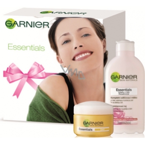 Garnier Essentials Intense denní krém 50 ml + odličovací mléko 200 ml, kosmetická sada