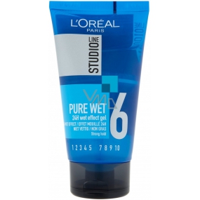 Loreal Paris Studio Line Pure Wet 24h Wet Effect gel na vlasy s mokrým efektem 150 ml