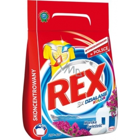 Rex 3x Action Mediterranean Freshness Pro-Color prášek na praní barevného prádla 60 dávek 4,5 kg