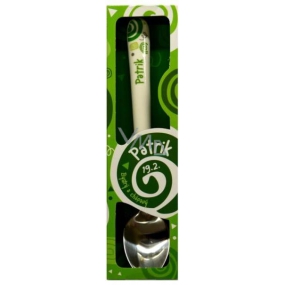 Nekupto Twister Lžička se jménem Patrik zelená 16 cm
