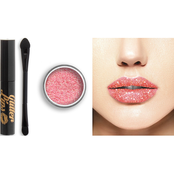 Glitter Lips dlouhotrvající lesk na rty se třpytkami Diamond In The Buff 3,5 ml