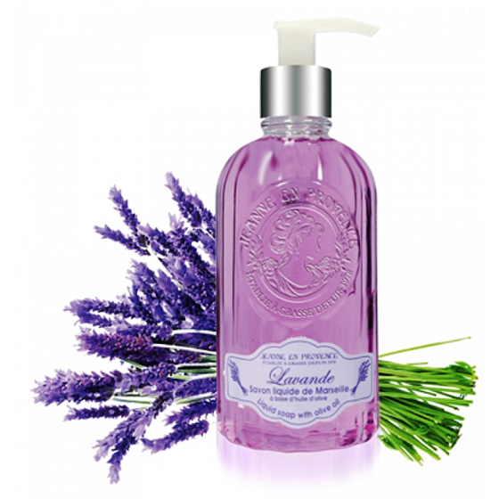 Jeanne en Provence Lavande Levandule tekuté mýdlo dávkovač 300 ml