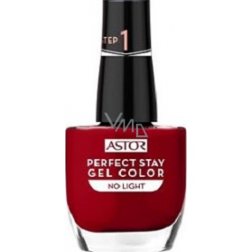 Astor Perfect Stay Gel Color gelový lak na nehty 019 Fashionably Red 12 ml