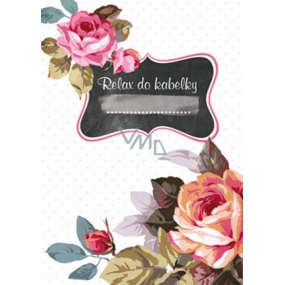 Ditipo Relax do kabelky Růže zápisník 15 x 10,5 cm