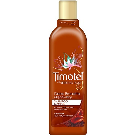 Timotei Nádherná bruneta šampon pro hnědé odstíny vlasů 300 ml