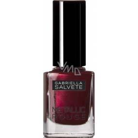 Gabriella Salvete Metallic Rouge Enamel lak na nehty 03 Glam Rouge 11 ml