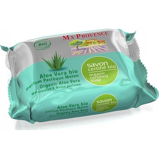 Ma Provence Bio Aloe Vera pravé Marseille toaletní mýdlo 75 g
