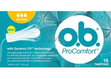 o.b. ProComfort Normal with Dynamic Fit tampony 16 kusů