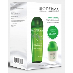Bioderma Nodé Fluid 200 ml + Nodé Fluid 50 ml šampon pro účinné a šetrné mytí všech typů vlasů, kosmetická sada