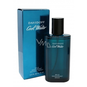 Davidoff Cool Water Men parfémovaný deodorant sklo 75 ml