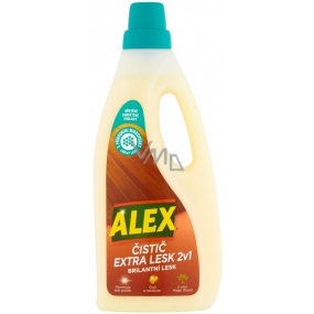 Alex Čistič extra lesk 2v1 na dřevo s vůní Mgic Wood pro leštěné i lakované povrchy 750 ml