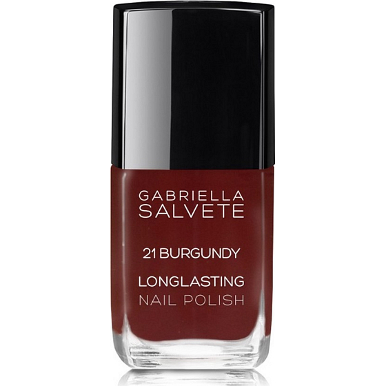 Gabriella Salvete Longlasting Enamel dlouhotrvající lak na nehty s vysokým leskem 21 Burgundy 11 ml