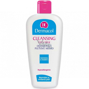 Dermacol Cleansing odličovací pleťové mléko pro normální a smíšenou pleť 200 ml