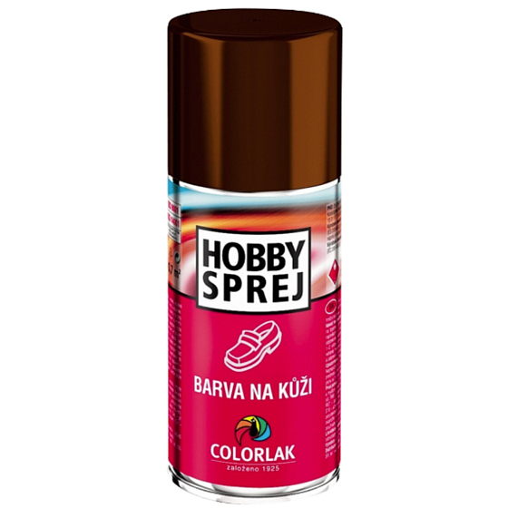 Colorlak Hobby Barva na kůži Hnědá sprej 160 ml