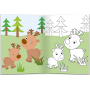 Ditipo Omalovánky pro šikulky Výlet do lesa 21,5 x 27,5 cm věk 5-8