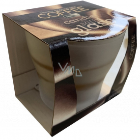 Admit Satin Glass Coffee - Káva vonná svíčka ve skle 75 g