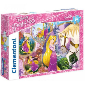Clementoni Puzzle Maxi Disney Princess Na vlásku 24 dílků, doporučený věk 3+