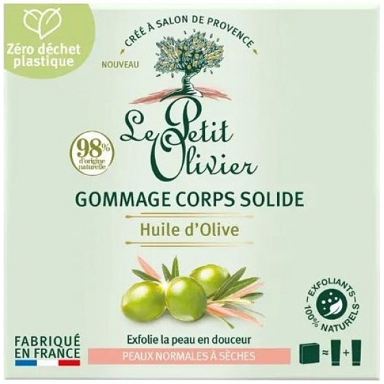 Le Petit Olivier Oliva tuhý tělový peeling pro všechny typy pokožky 100 g