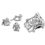 Charm Sterlingové stříbro 925 Egypt, velbloud, korálek na náramek cestování