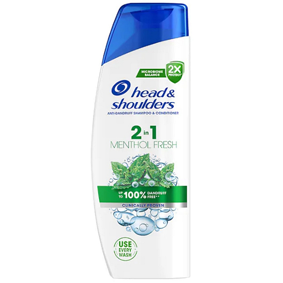 Head&Shoulders Menthol 2v1 šampon a balzám na vlasy proti lupům 250 ml