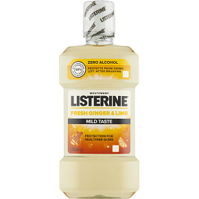 Listerine ústní voda Fresh Ginger & Lime Mild Taste, 500 ml