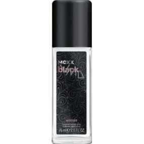 Mexx Black Woman parfémovaný deodorant sklo pro ženy 75 ml