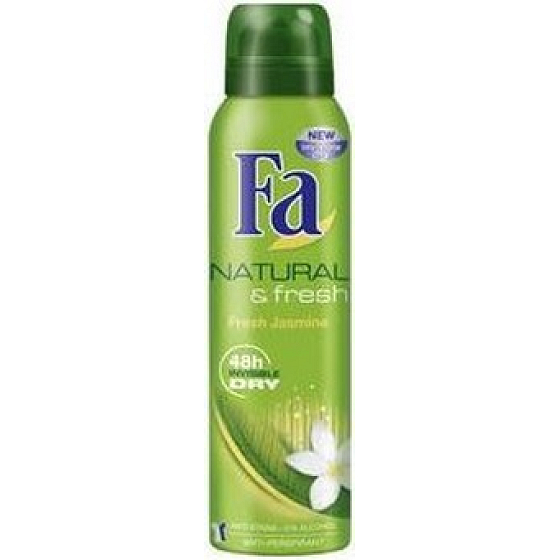 Fa Natural & Fresh Jasmine deodorant sprej pro ženy 150 ml