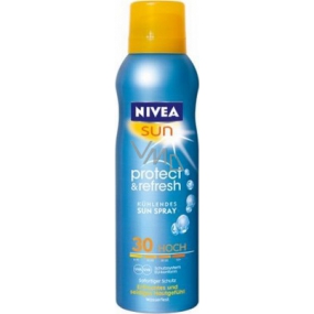 Nivea Sun Protect & Refresh OF30+ chladivý neviditelný sprej na opalování 200 ml
