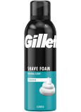 Gillette Classic Sensitive pěna na holení pro citlivou pokožku pro muže 200 ml