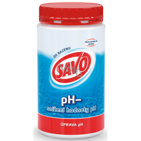 Savo pH- Snížení hodnoty pH v bazénu 1,2 kg, exp. 02.2026