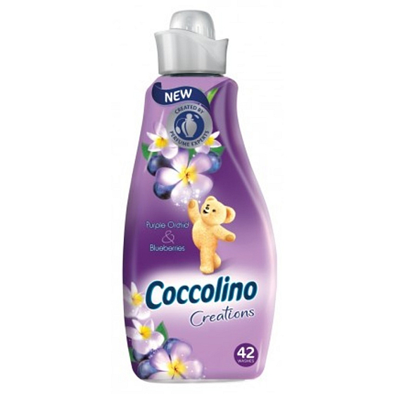 Coccolino Creations Purple Orchid & Blueberries koncentrovaná aviváž 42 dávek 1,5 l