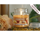 Lima Aroma Dreams Meruňka aromatická svíčka sklenička s víčkem 120 g