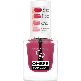 Golden Rose Ombre Top Coat lak na nehty 01 10,5 ml