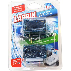 Larrin 3v1 Mountain Fresh WC blok do nádrže, 2 × 50 g
