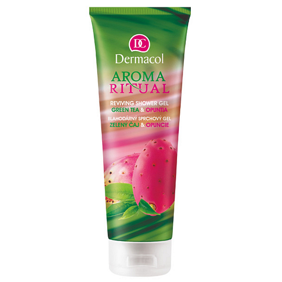Dermacol Aroma Ritual Zelený čaj a Opuncie blahodárný sprchový gel 250 ml