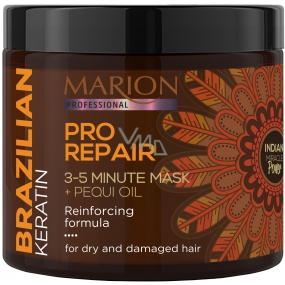 Marion Brazilský Keratin Pro Repair obnovující 3-5 minutová maska pro suché a poškozené vlasy 250 ml
