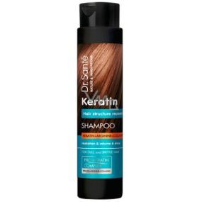 Dr. Santé Keratin Hair regenerační a hydratační šampon pro křehké lámavé vlasy bez lesku 250 ml