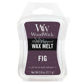 WoodWick Fig - Fík vonný vosk do aromalampy 22,7 g