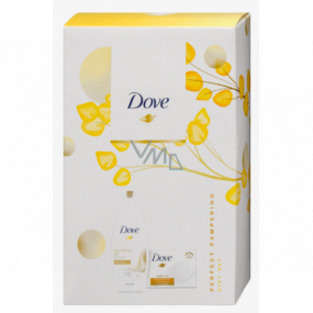 Dove Nourishing Silk Moroccan Argan Oil sprchový gel 250 ml + Argan toaletní mýdlo 100 g, kosmetická sada