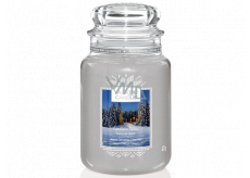 Yankee Candle Candlelit Cabin - Chata ozářená svíčkou vonná svíčka Classic velká sklo 625 g Christmas 2020