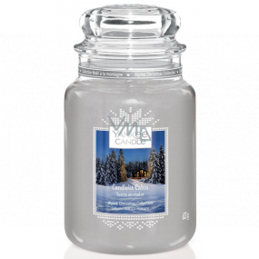 Yankee Candle Candlelit Cabin - Chata ozářená svíčkou vonná svíčka Classic velká sklo 625 g Christmas 2020