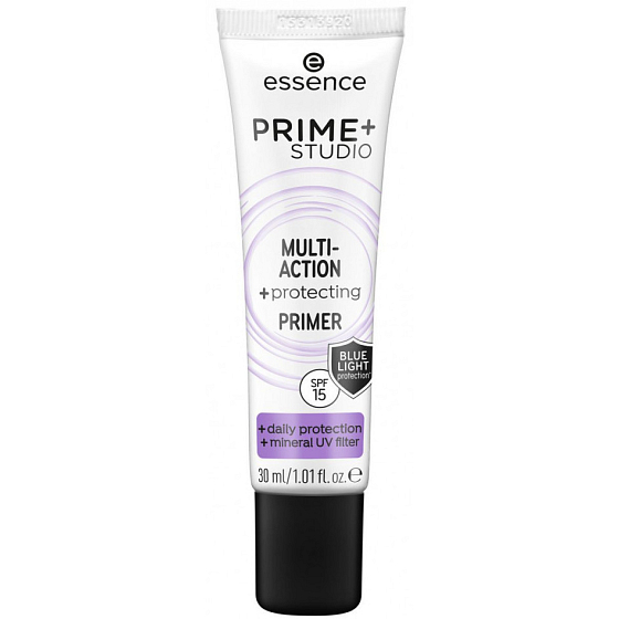 Essence Prime + Studio Multi-action + Protecting Primer SPF 15 podkladová báze pod make-up 30 ml
