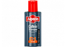 Alpecin Energizer Coffein C1, Kofeinový šampon stimuluje růst vlasů, zpomaluje dědičné vypadávání vlasů 375 ml