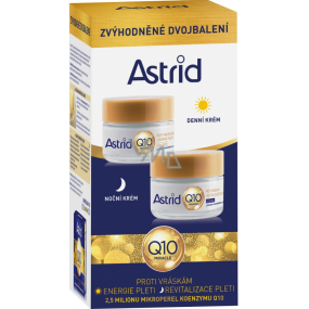 Astrid Q10 Miracle denní krém proti vráskám 50 ml + noční krém proti vráskám 50 ml, duopack