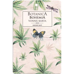 Bohemia Gifts Aromatická vonná karta Konopí 10,5 x 16 cm