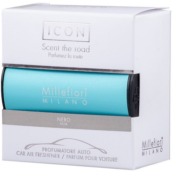 Millefiori Milano Icon Nero - Světle modrá vůně do auta Classic voní až 2 měsíce 47 g