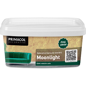Primacol Decorative Moonlight dekorativní barva s efektem měsíční záře, zlatá, 1 l Primacol Decorative Moonlight dekorativní barva s efektem měsíční záře, zlatá, 1 l