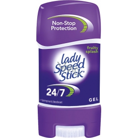 Lady Speed Stick 24/7 Fruity Splash antiperspirant deodorant gel stick pro ženy 65 g
