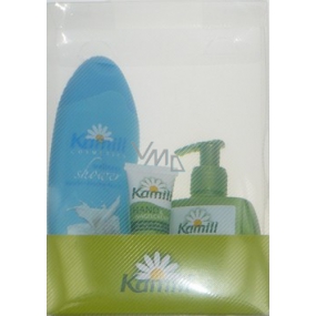 Kamill Cosmetics sprchový gel 250 ml + krém na ruce a nehty 30 ml + 125 ml, kosmetická sada