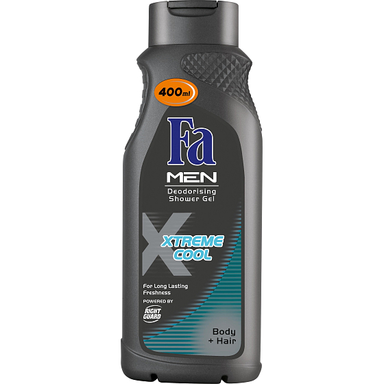 Fa Men Xtreme Cool sprchový gel na tělo a vlasy pro muže 400 ml